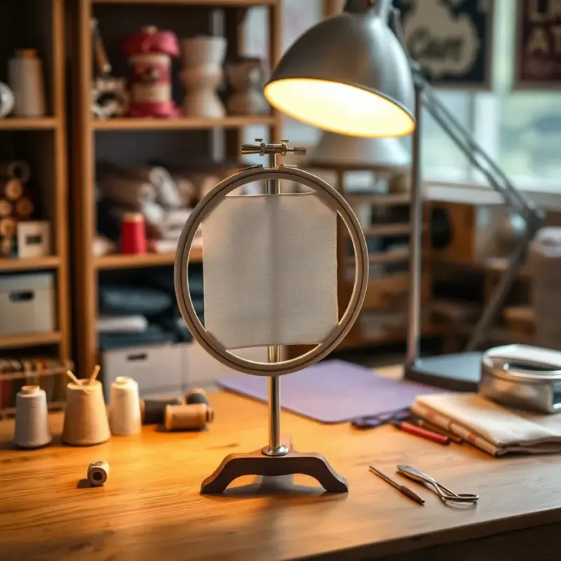 Choosing the Right Stitching Stand for Your Workspace embroidery hoop stand