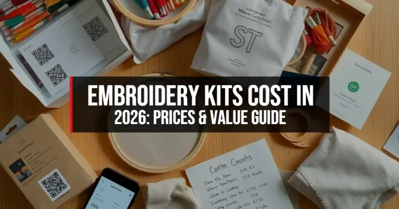 Embroidery Kits Cost in 2026: Prices & Value Guide