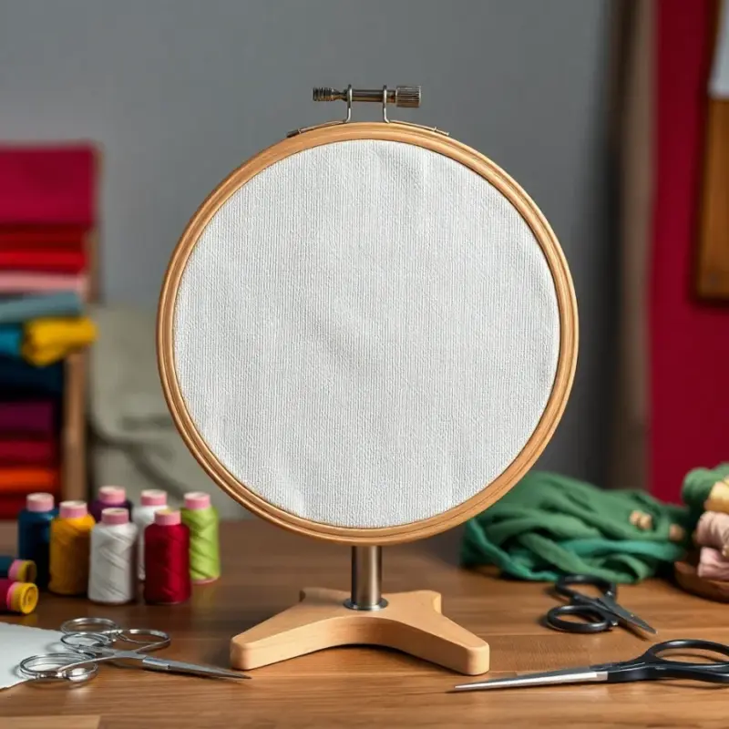 How to Set Up and Use an Embroidery Frame Stand Effectively embroidery hoop stand