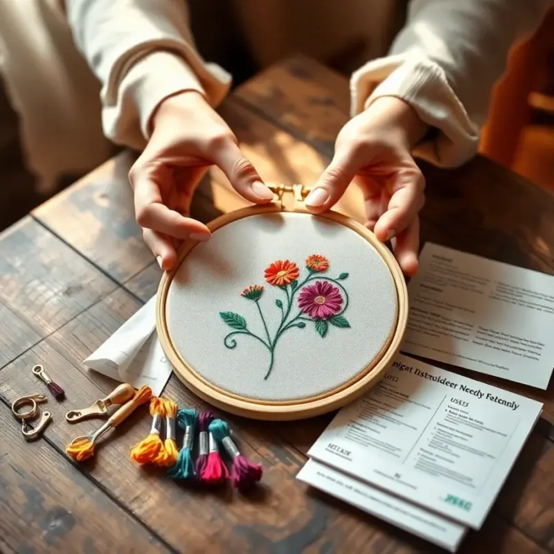 Step-by-Step Guide to Starting Your First Project with an Easy Stitching Kit embroidery kits for beginners